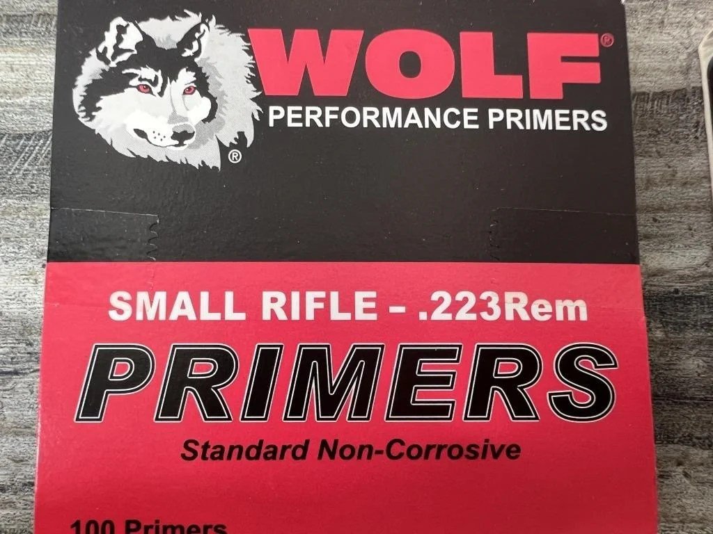 Small Rifle – .223 Rem – Wolf Performance Primers