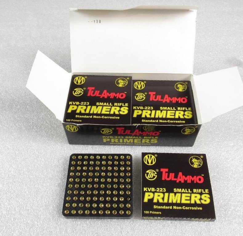 Tulammo KVB-223 Small Rifle Primers 1,000 Count
