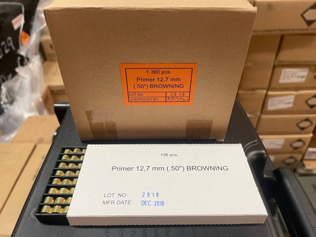 Ginex 50 BMG Primers (Box of 136 Primers)