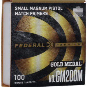 Federal Premium Gold Medal Small Pistol Magnum Match Primers #200M Box of 1000