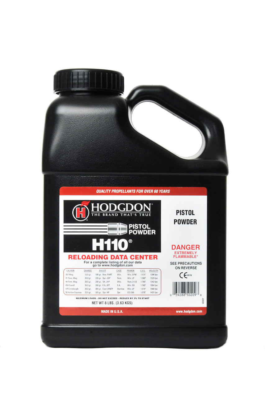 Hodgdon H110 Smokeless Powder (8 lbs)